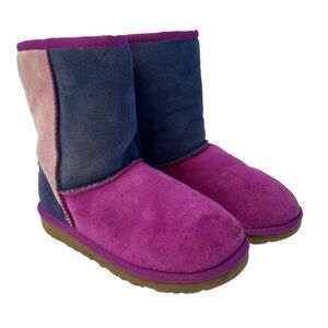 UGG Australia Classic Short Patchwork Boots  Size 3